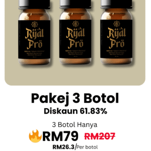 Ar Rijal Pro Pakej 3 Botol